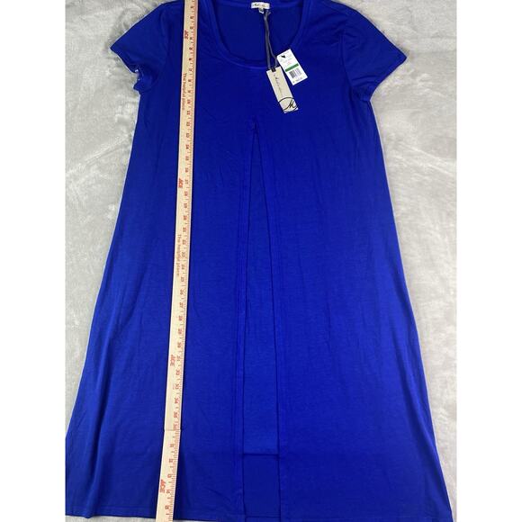 Mod-o-doc Large Cotton Modal Spandex Jersey Flyaway Layered T-Shirt Dress NWT - Picture 15 of 15